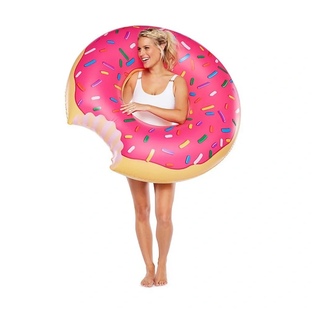 NEW BIG MOUTH Giant donut 🍩 Pool Float - Picture 2 of 3